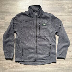 L.L. Bean Men's Sweater Fleece Full-Zip Jacket - Dark Grey